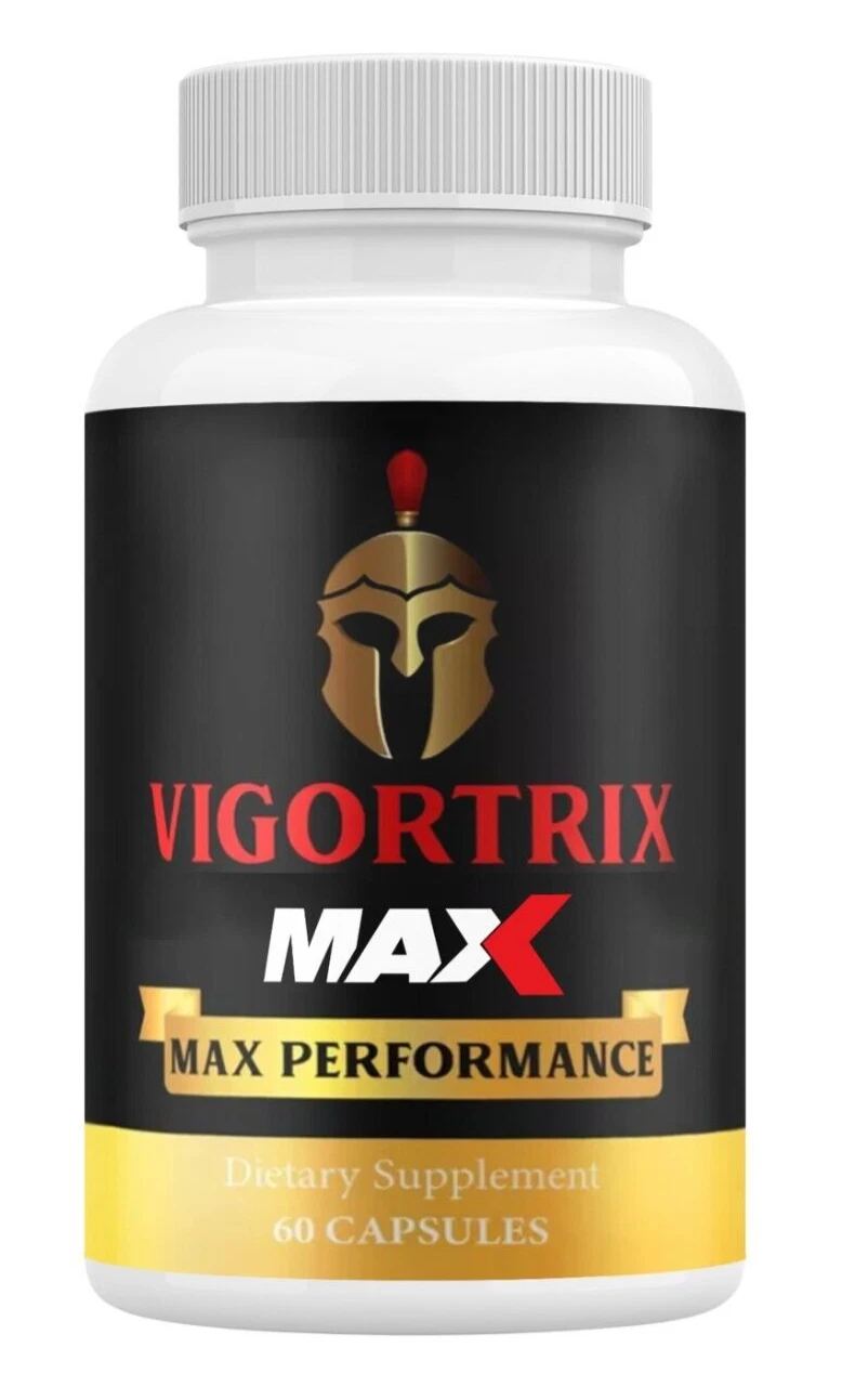 (1 Pack) Vigortrix MAX Men Vitality Pills, Natural Energy & Stamina Support