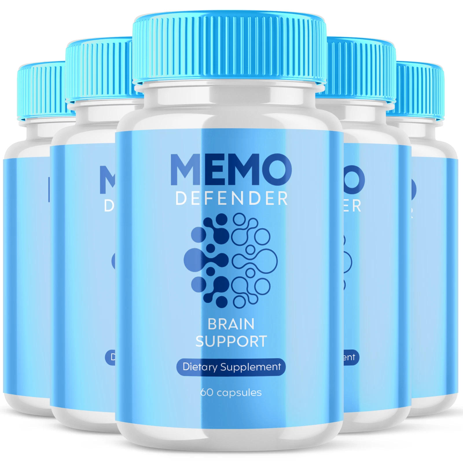 Memo Defender Brain Max Support Supplement Pills Advanced Formula 300 Capsules