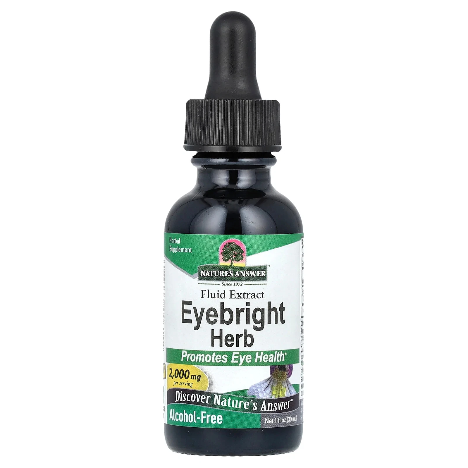 [134843063239] Nature s Answer Eyebright Alcohol-Free 2000 mg 1 fl oz 30 ml Alcohol-Free,