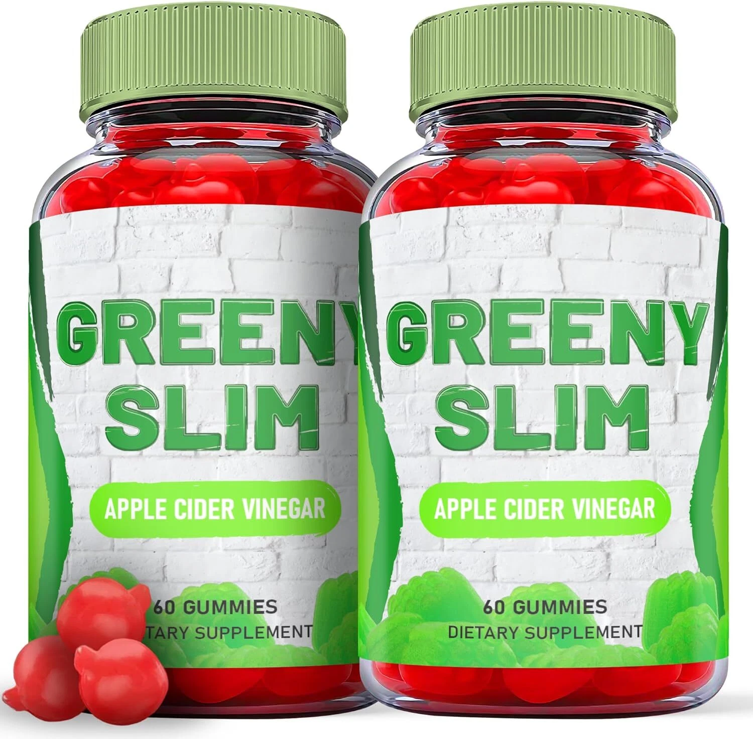 Greeny Slim Keto Gummies- Greeny Slim ACV Gummy For Weight Loss ORIGINAL -2 Pack