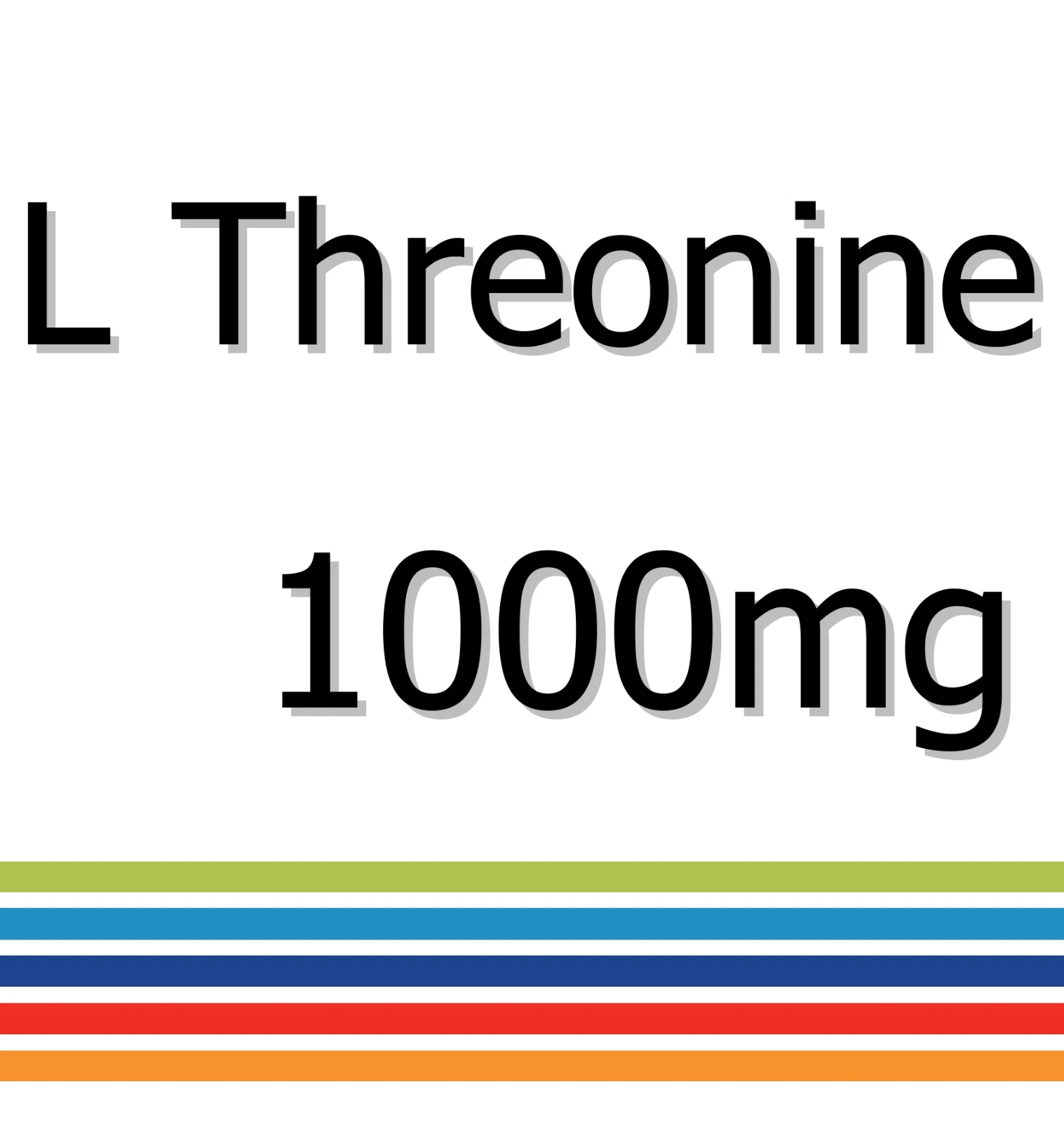 L Threonine 1000mg x 60 Tablets - Skin Improvement