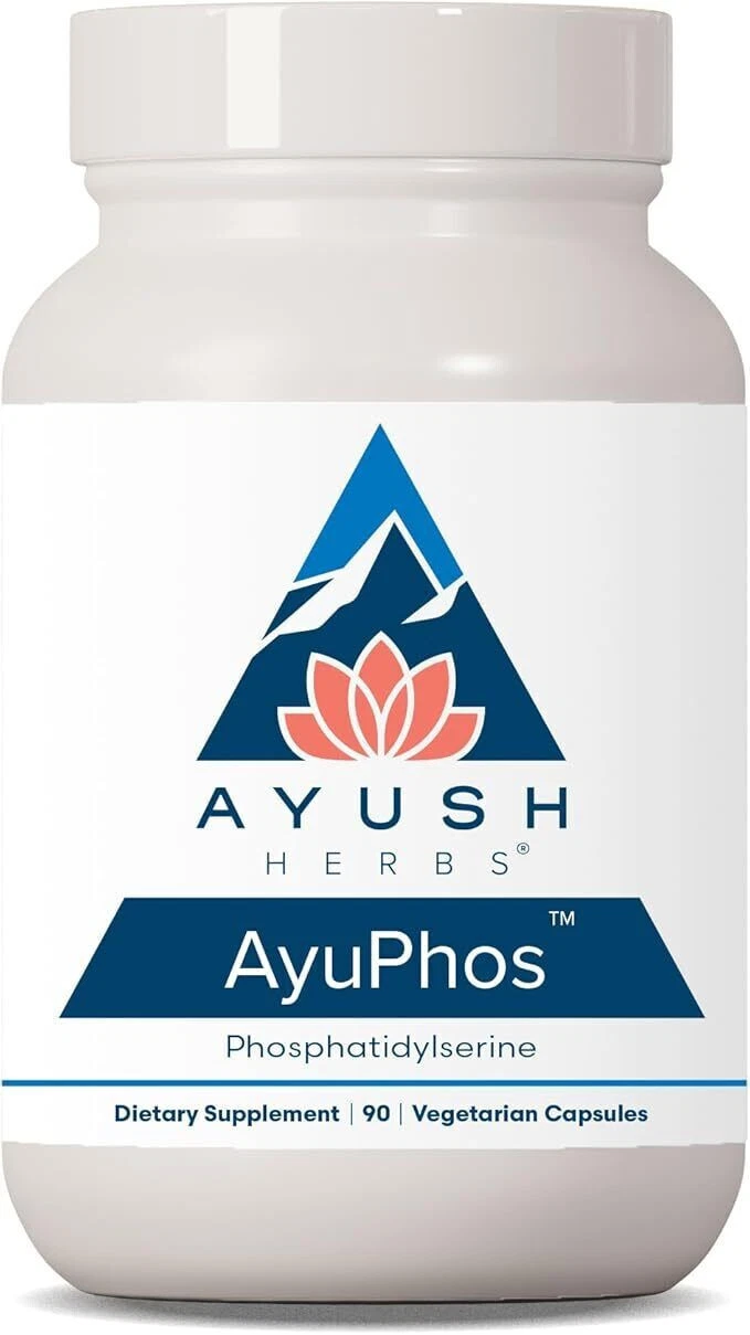 Ayush Herbs AyuPhos, Phosphatidylserine, Soy-Free, 90 Vegetarian Capsules