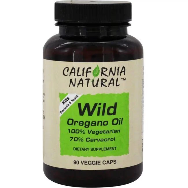 [186107760607] California Natural Wild Oregano Oil 510 mg 90 Veg Caps