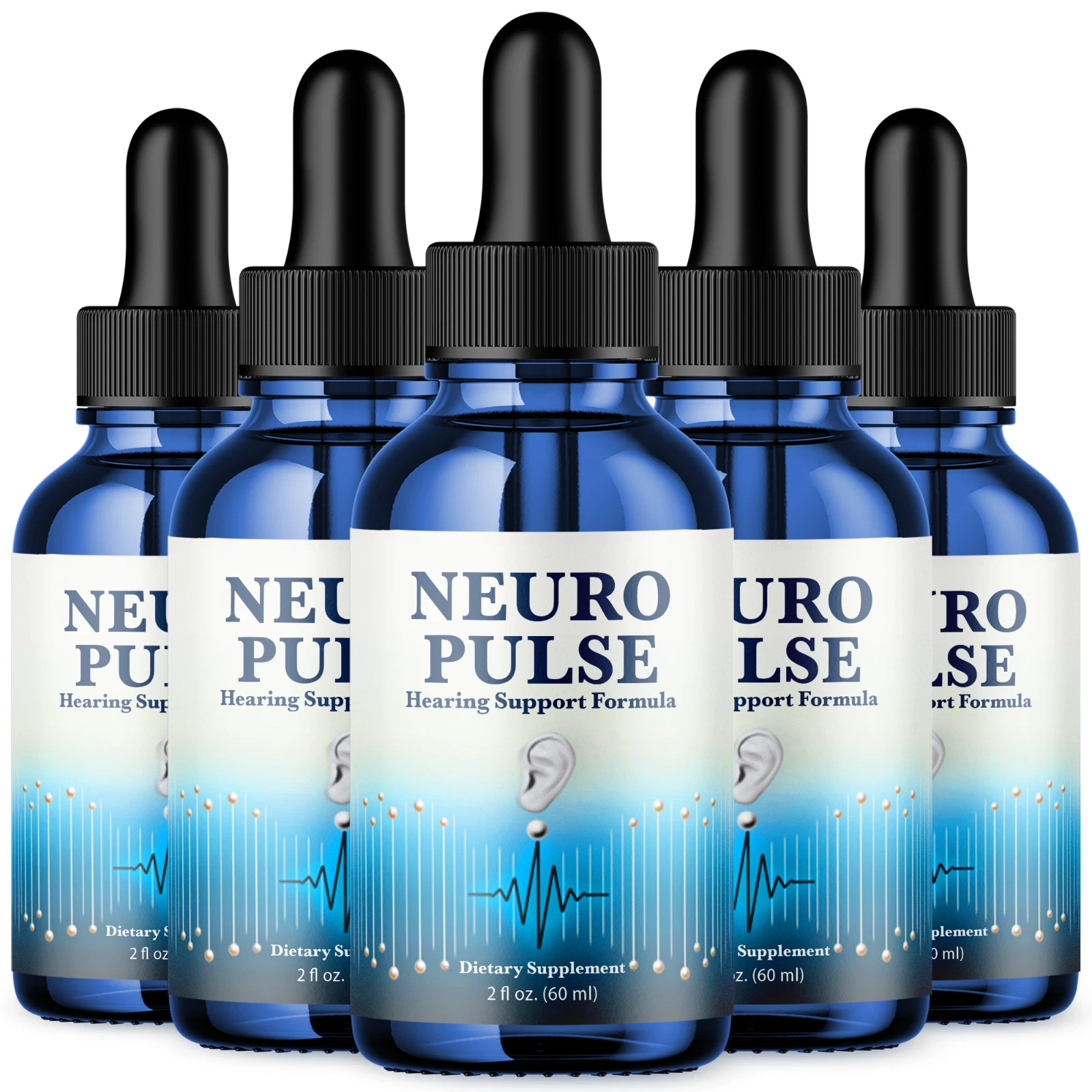 Neuro Pulse Ear Drops Supplement for Tinnitus Support, Ear Relief & Comfort 2oz