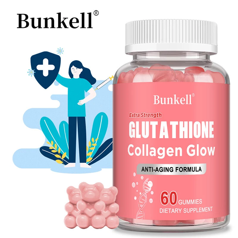 Glutathione Collagen Gummies - Skin And Immune Health,Reduce Oxidation