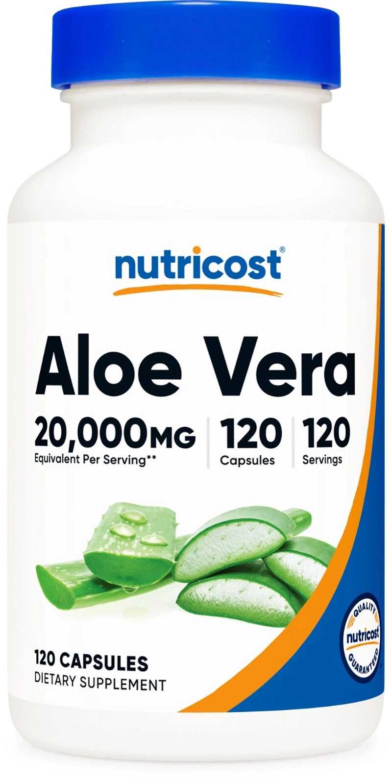 [174231815988] Nutricost Aloe Vera 100mg 120 Capsules - Gluten Free, Non-GMO & Vegetarian