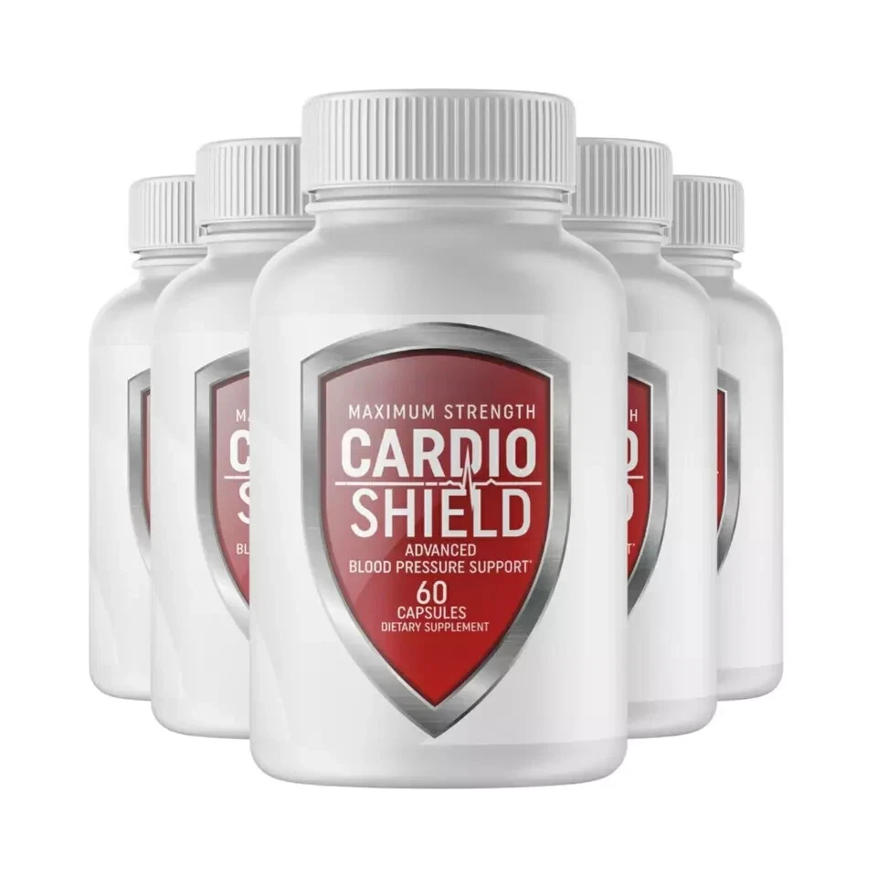 [186526727743] Cardio Shield Advance Blood Pressure Support Supplement (300 Capsules) 5-Pack