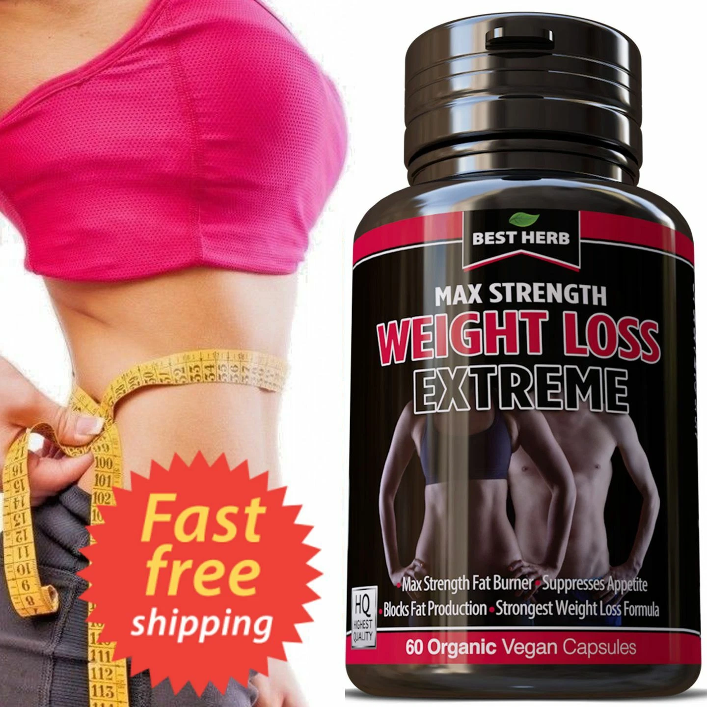 EXTREME WEIGHT LOSS SLIMMING PILL DIET 60 CAPSULES