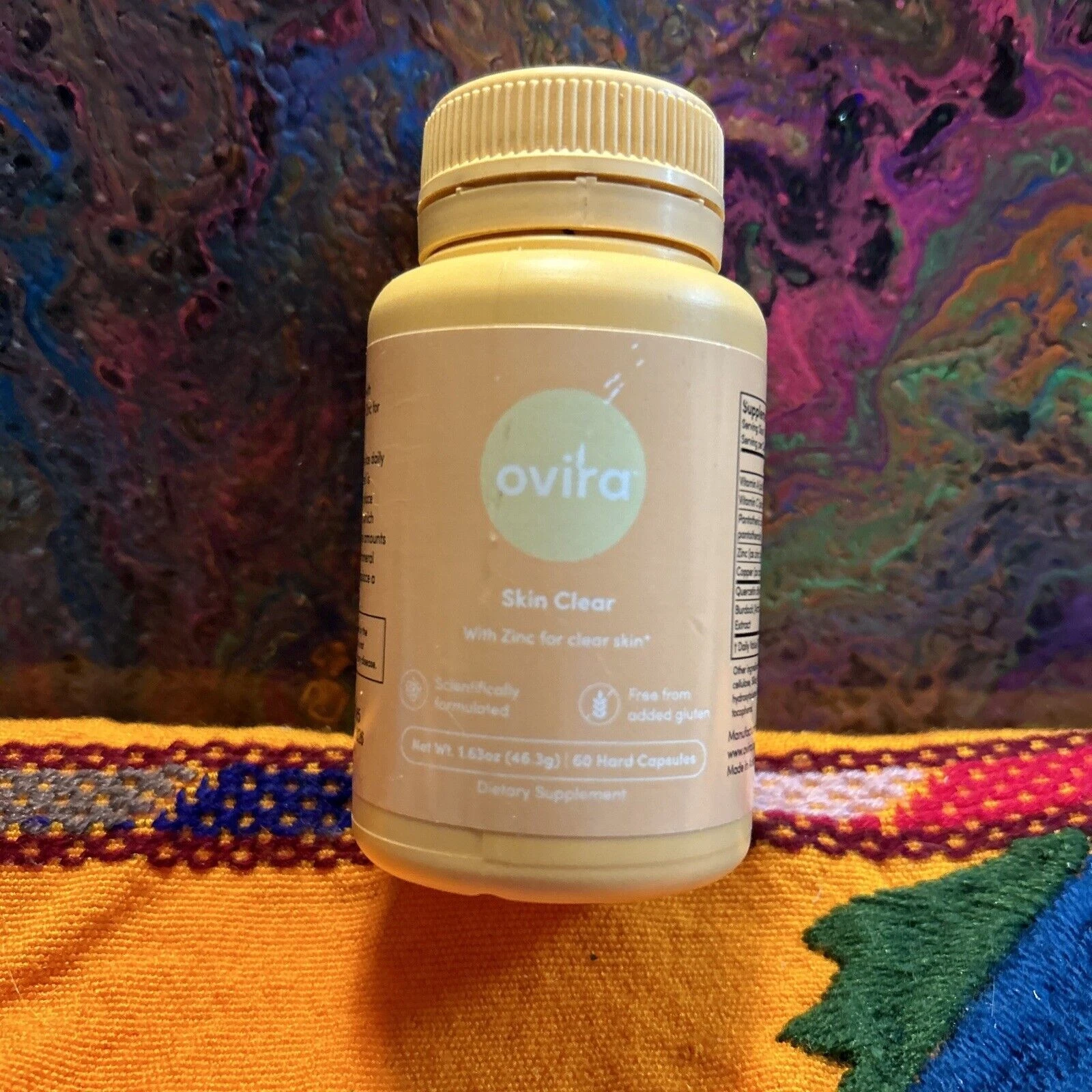 [356791723838] Ovira Skin Clear Supplement w/ Zinc 60 ct. Capsules Exp. End 2025 & 2026