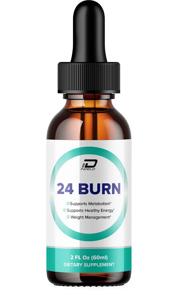 (1 Pack) 24 Burn Metabolism Drops Liquid Supplement - 24Burn Drops Reviews...