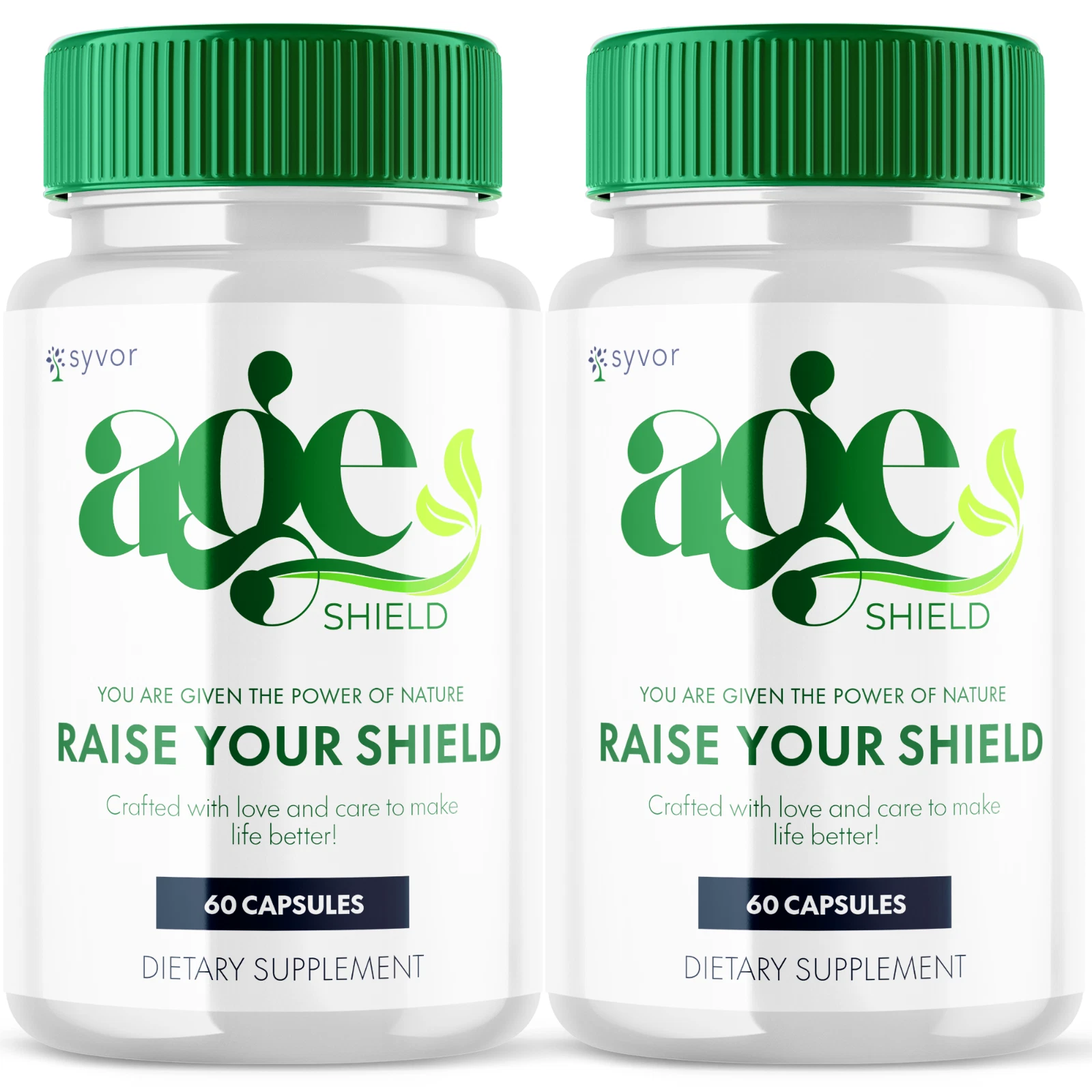 Age Shield Nootropic Capsules Advanced Formula Brain Health Support 120 Capsules