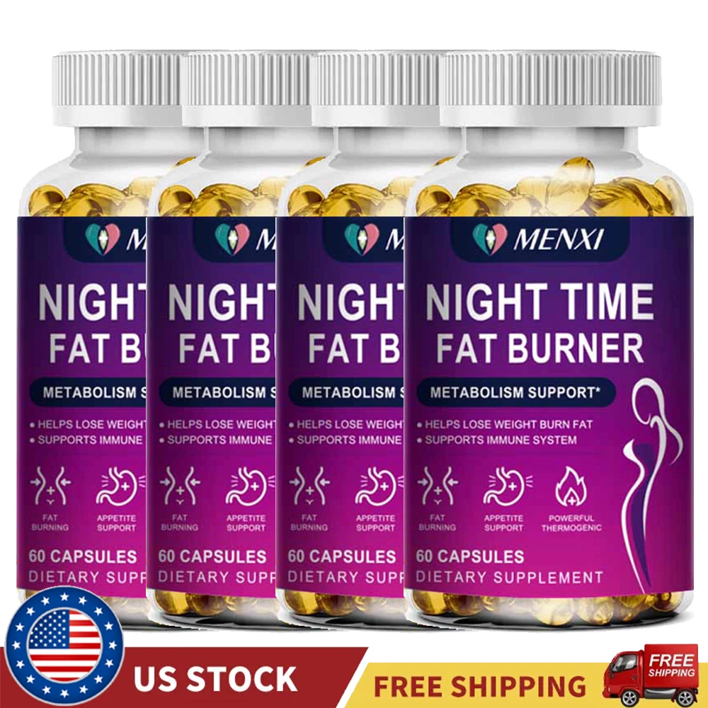 Night Time Fat Burner Capsules Weight Loss Appetite Suppressant For Men & Women