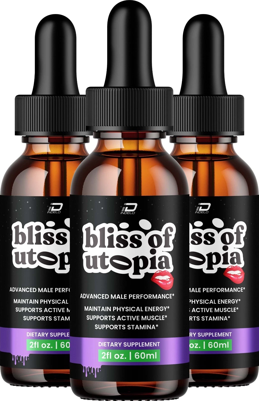 (3 Pack) Bliss of Utopia – BlissofUtopia Extra Strength All Natural Energy