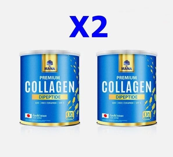 X2 Premium Asahi Mana Collagen Dipeptide Nano Encapsulation Rice Ceramide Q10
