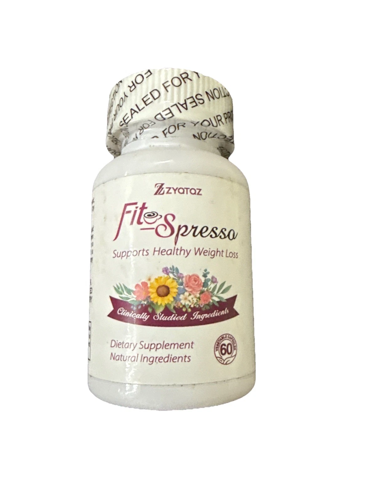 Fitspresso Pills, Fit Spresso Supplement for Weight Loss Support 60 Capsules