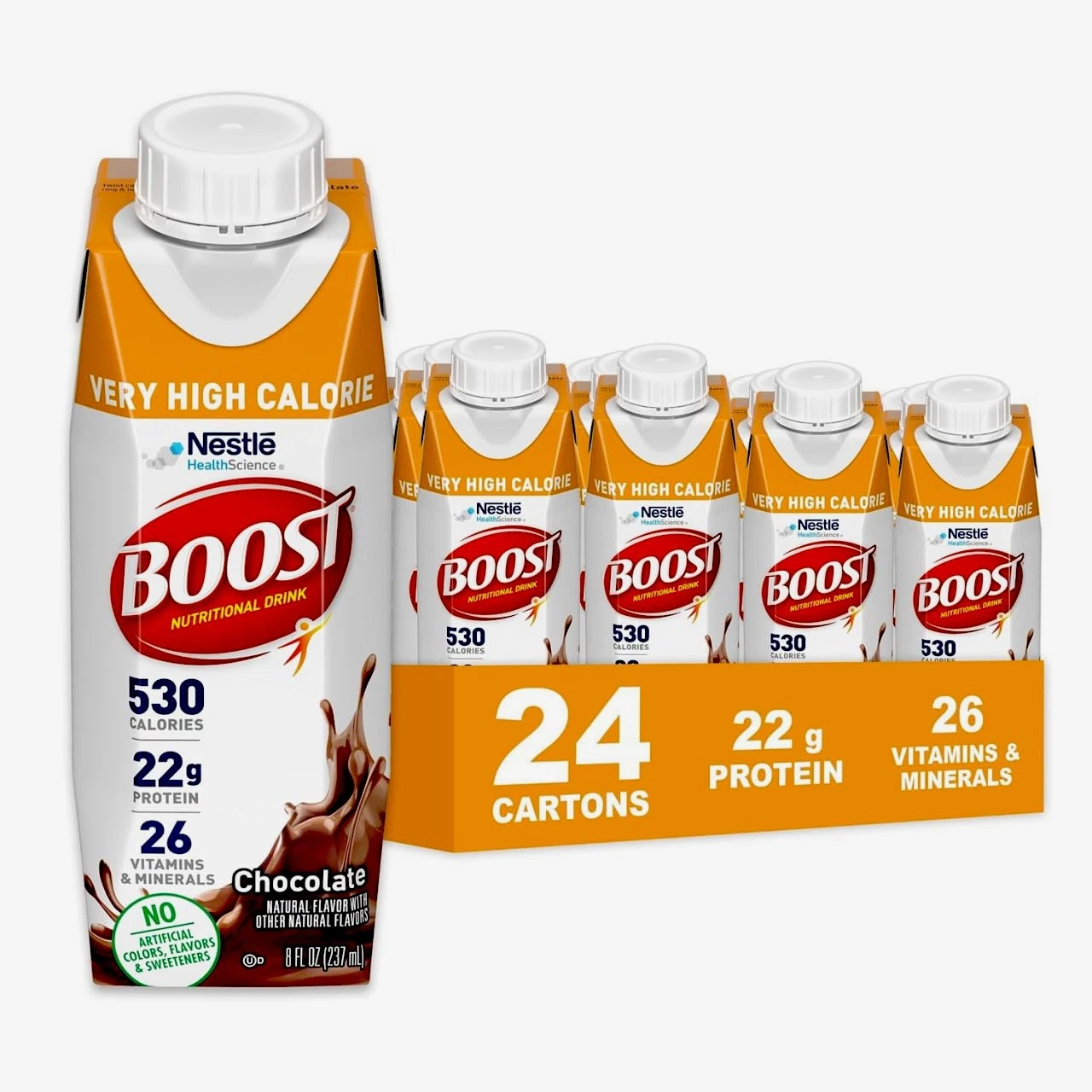 Nestle BOOST Very High Calorie Nutritional Drink Chocolate Gluten (new)!!!