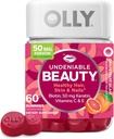 OLLY Undeniable Beauty Gummy Supplement for Hair- Skin- Nails- 60 Ct