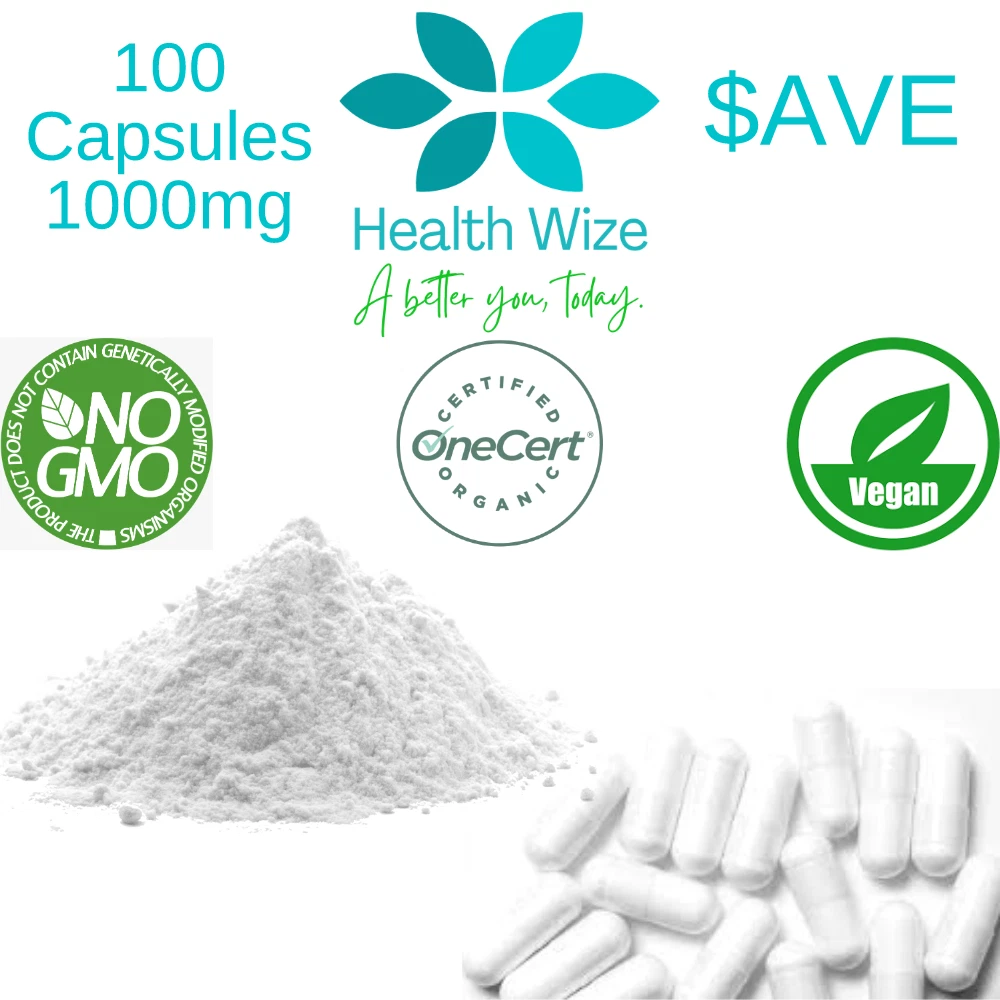 GlyNAC 100 x Capsules Antioxidant 1000mg