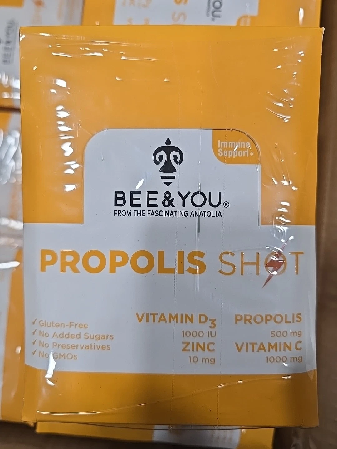 [205472025739] BEE and You Immune Support 100% Natural Propolis Shot Supplement,...