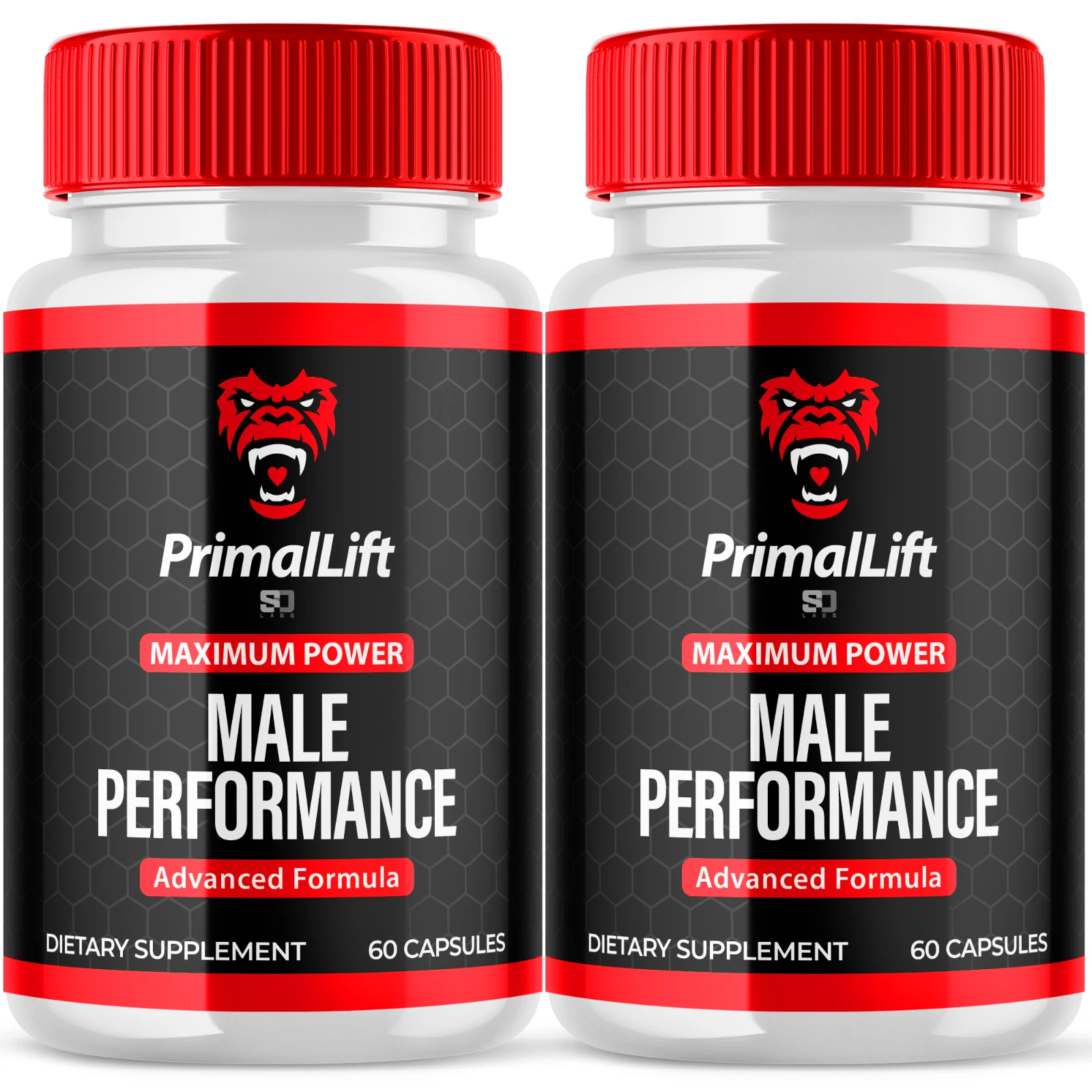 (2 Pack) Primal Lift Men Pills, Maximize Energy, Vitality & Stamina 120 Capsules