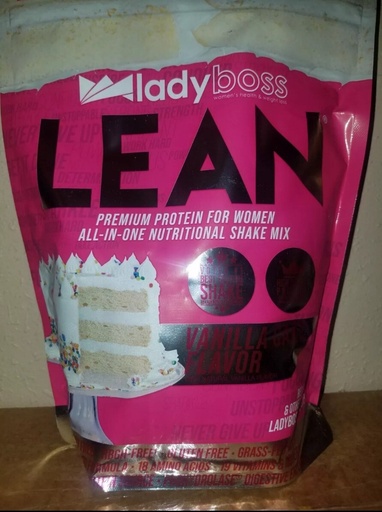 [276314590391] Lady Boss Lean Protein Powder - Vanilla Cake NEW 30 serv. READ DESCR.