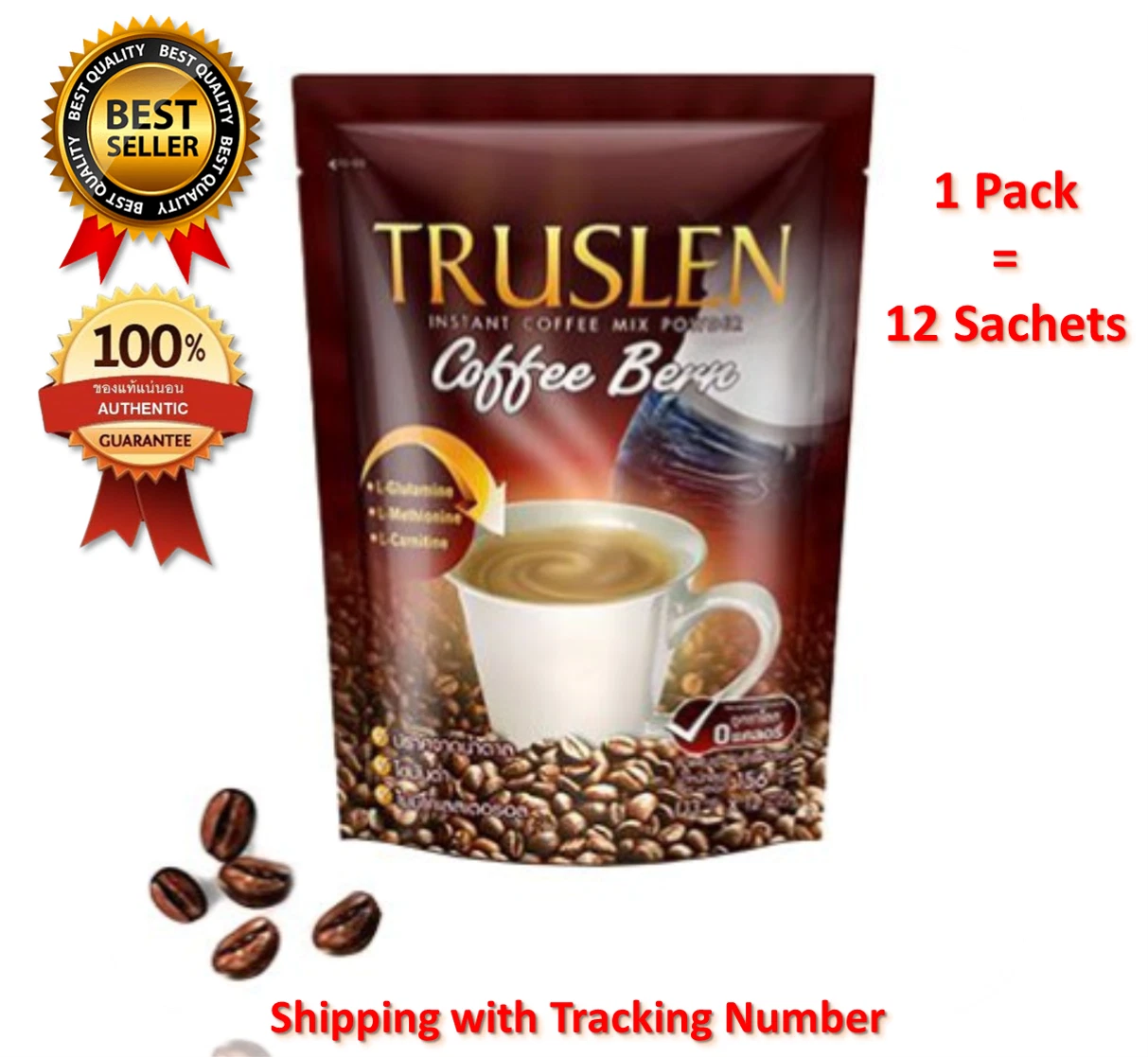 Truslen Coffee Weight Control Coffee Bern with L-Carnitine Instant Coffee Powder