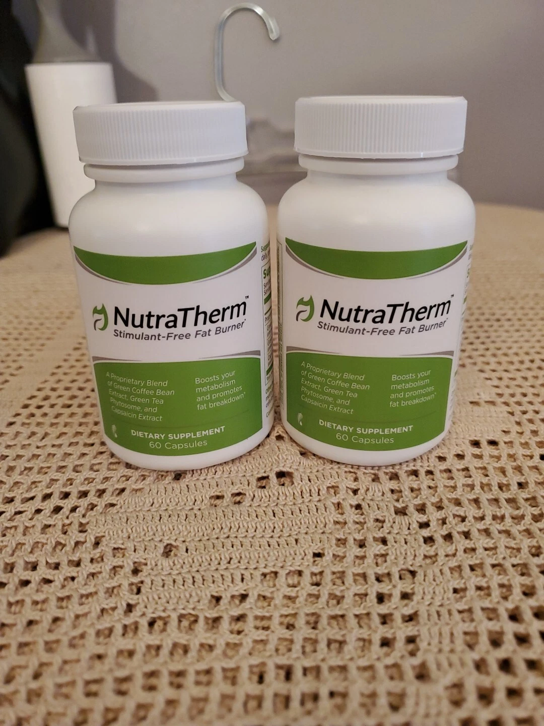 NutraTherm Stimulant-Free Fat Burner 2 Bottles 60 Capsules (total 120 Capsules)