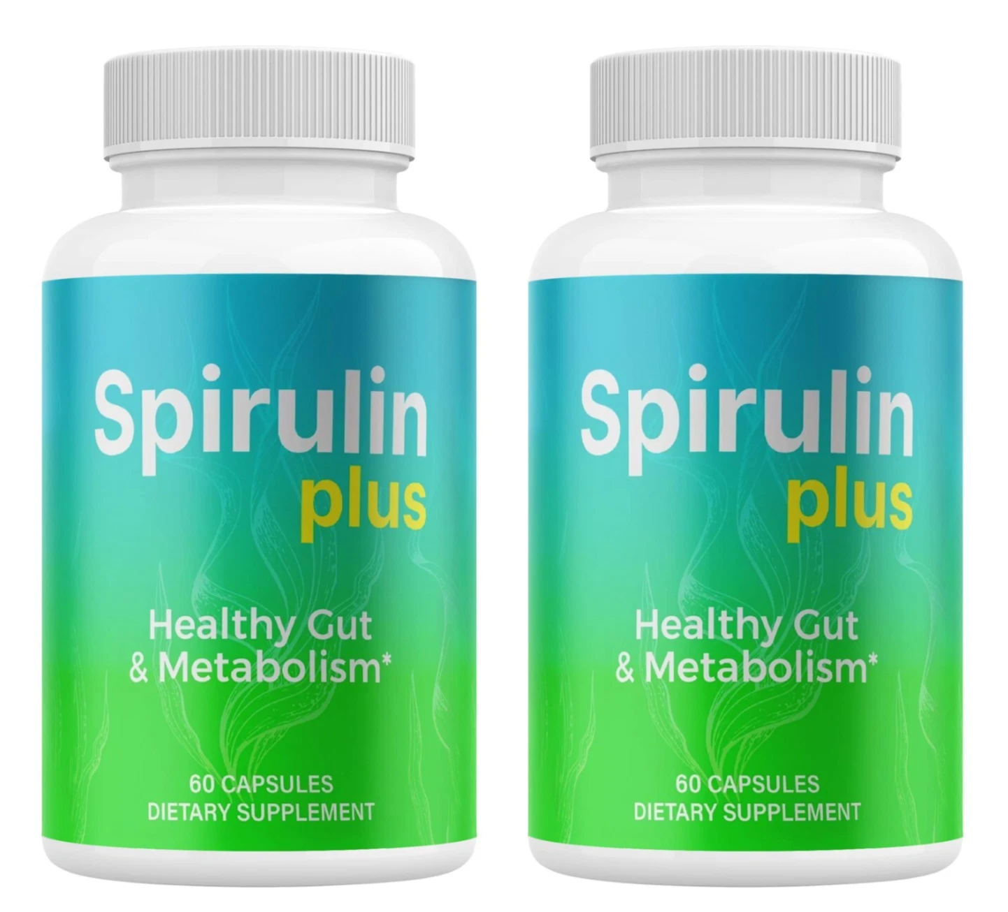 (2 Pack) Spirulin Plus Capsules for Advanced Weight Loss and Gut Health Support