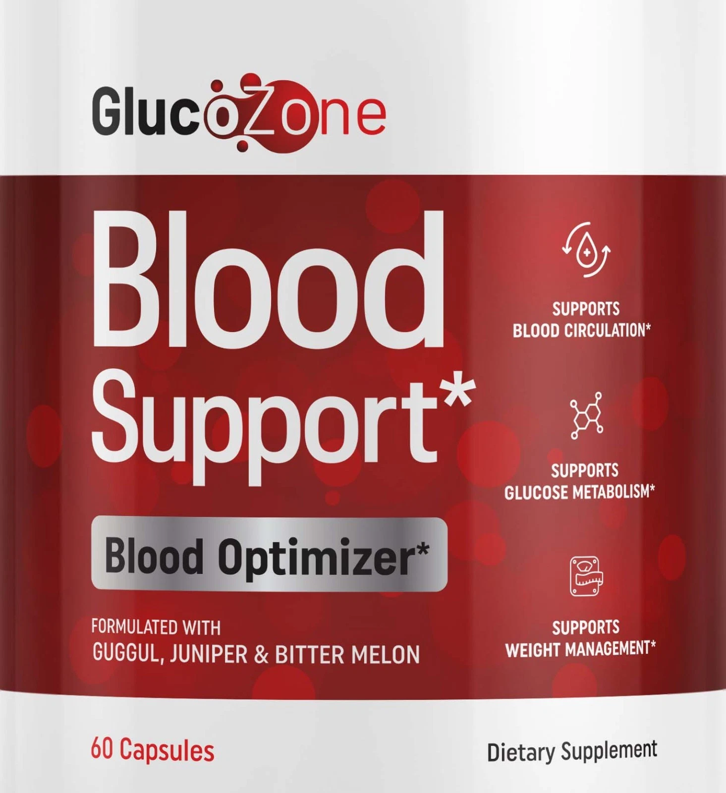 [157147145258] GlucoZone Blood Health Support Dietary Supplement 60 Capsules Genuine Gluco Zone