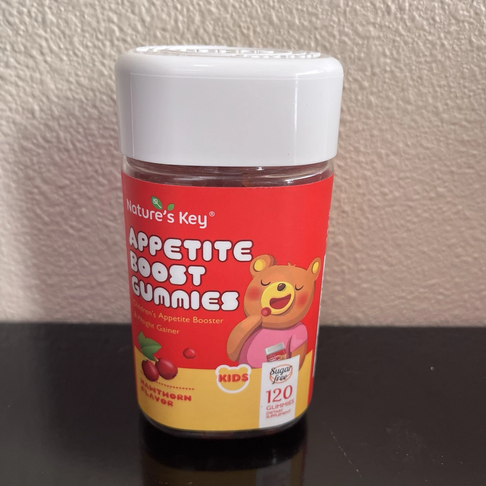 Nature's Key Appetite Boost Weight Gain Gummies Kids Hawthorn 120 Ct Exp 01/2026