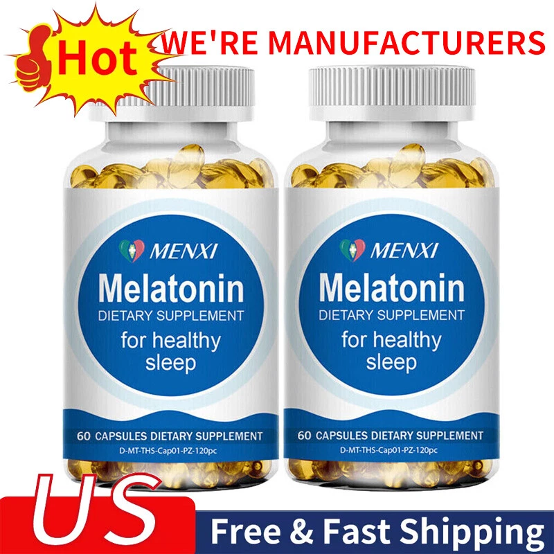 2x Sleep Support Capsule Sleep Aid for Natural Sleep Quality NON-GMO,Gluten Free