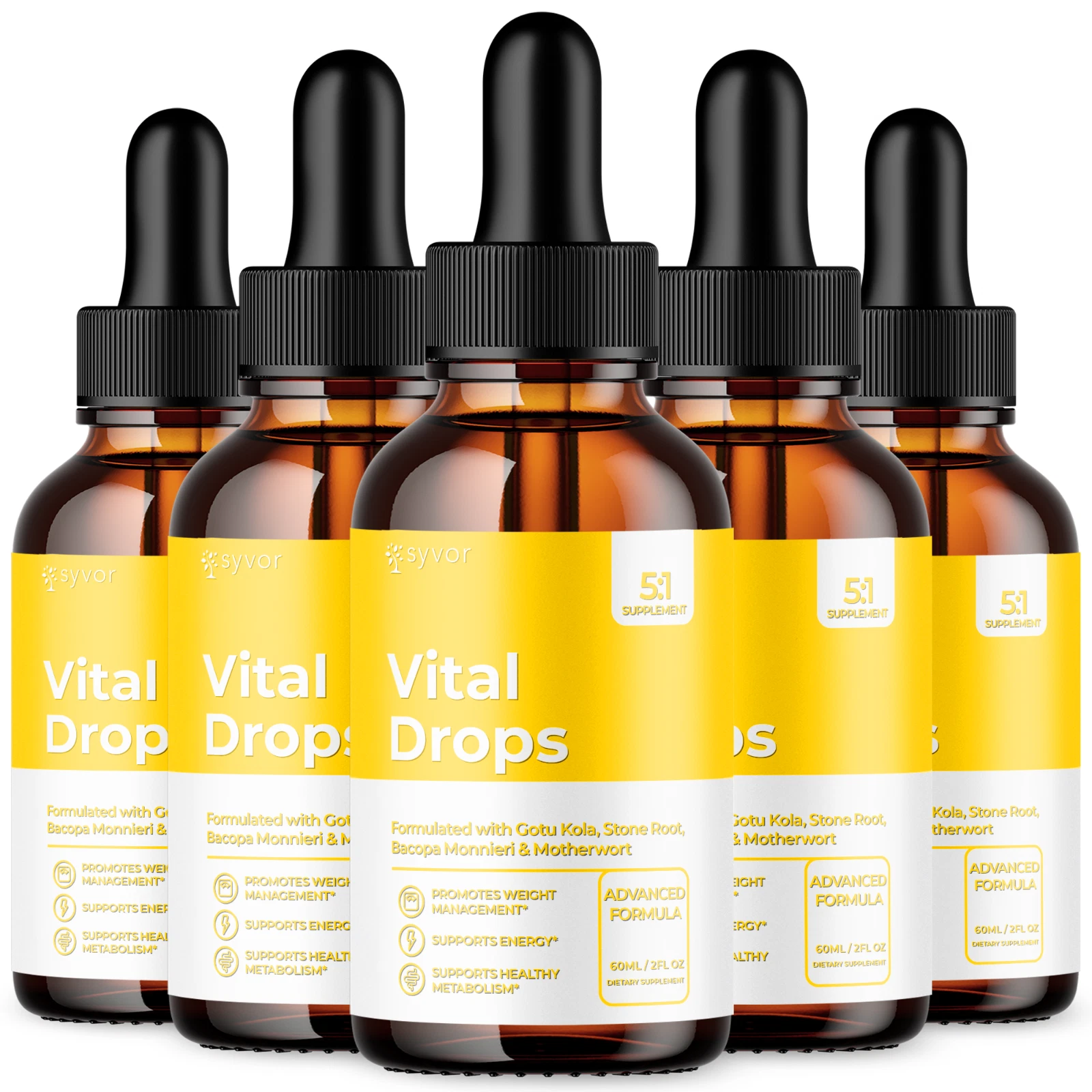 Vital Drops Maximum Strength Keto Formula Weight Management Supplement 60ML
