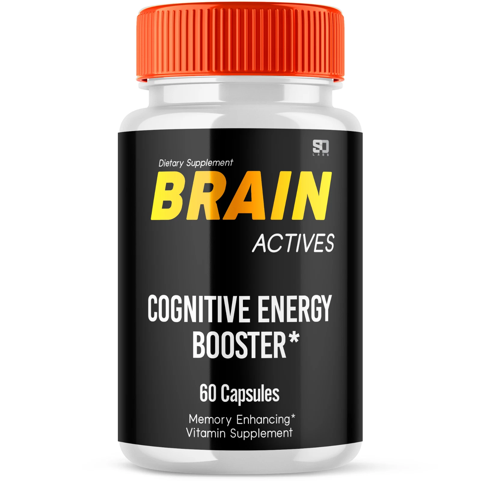 Brain Actives - Nootropic Supplement Cognitive Support Supplement 60 Capsules
