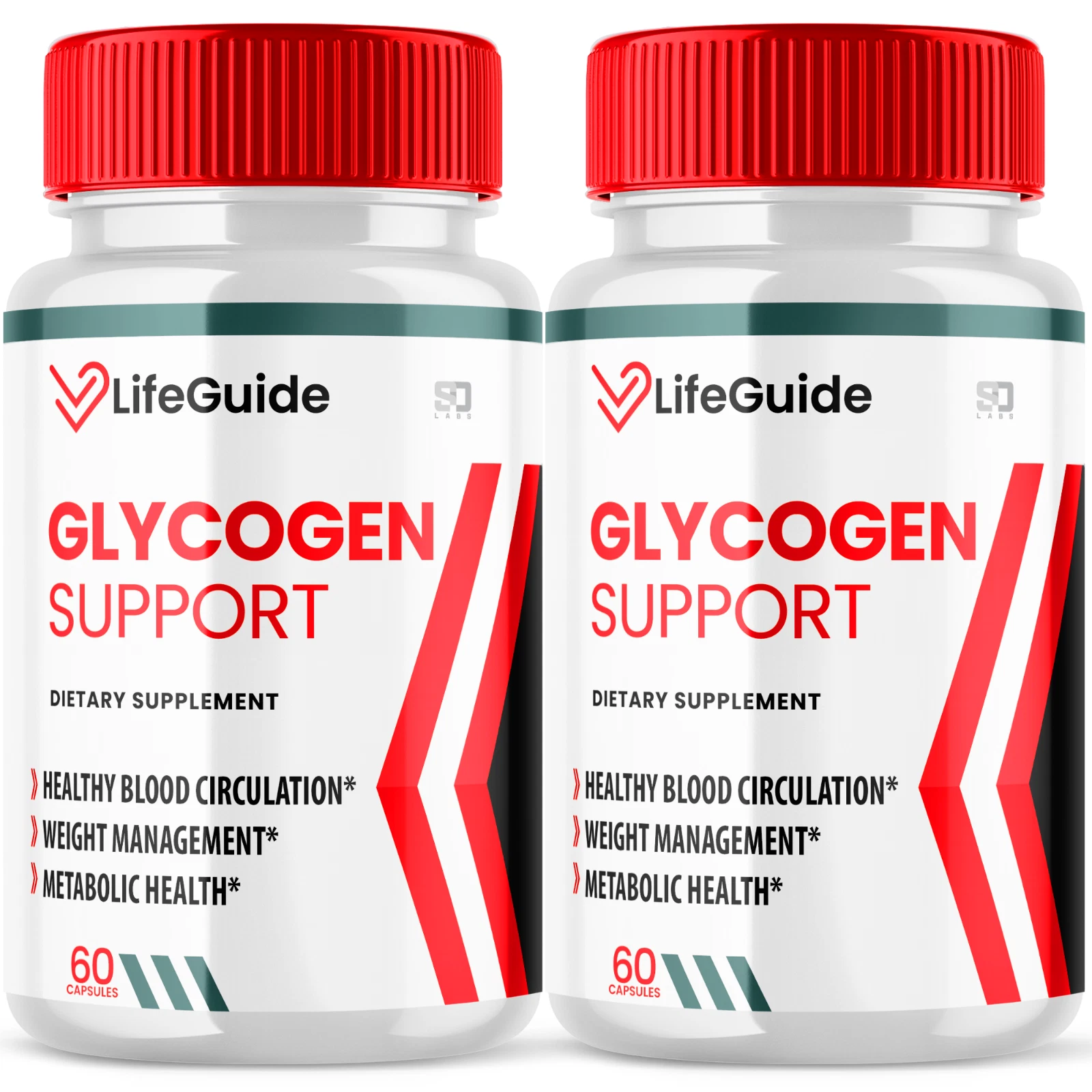LifeGuide Glycogen Pills - Advanced Blood Sugar Health Support Formula (2 Pack)