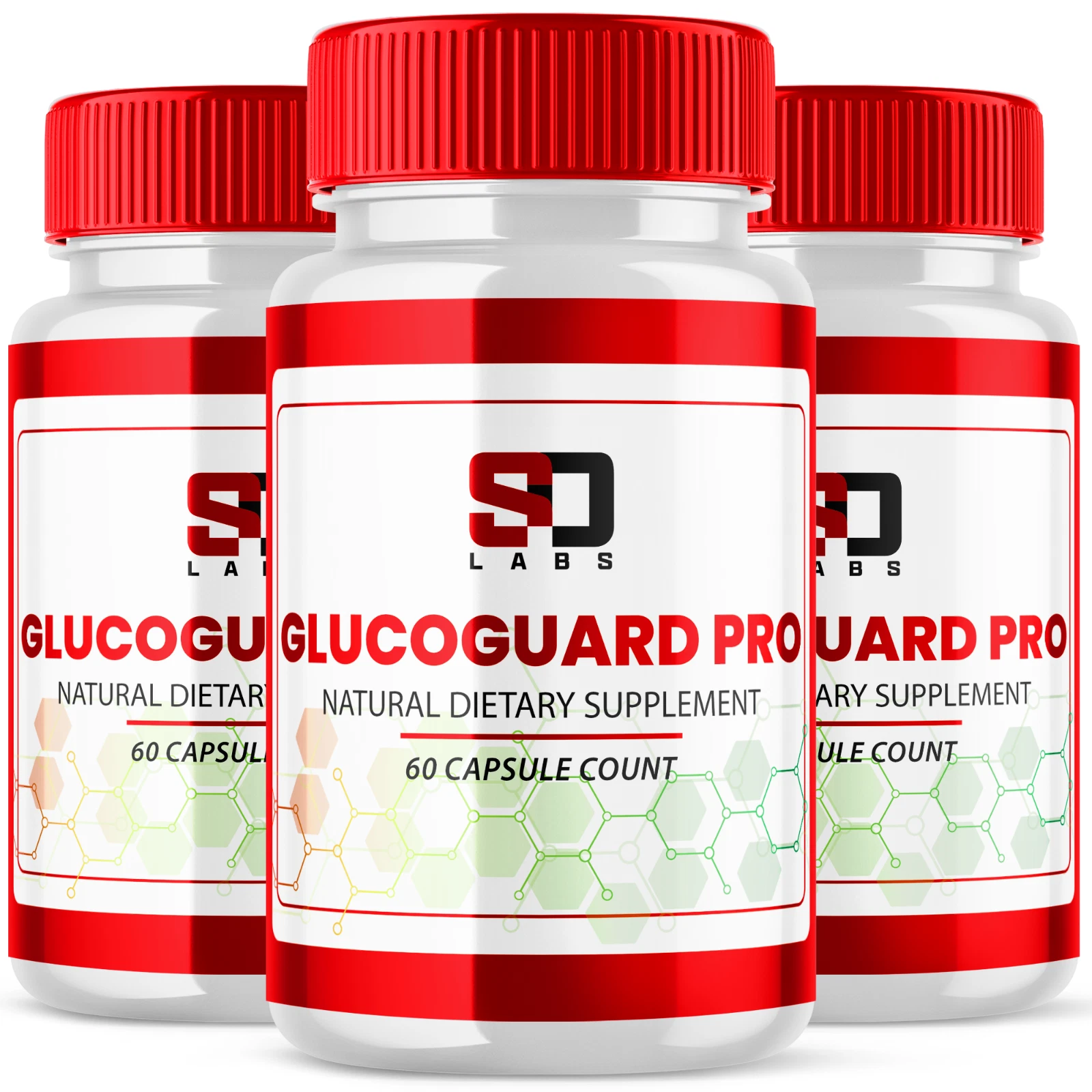 GlucoGuard Pro Pills - GlucoGuard Advanced Blood Health Support Formula (3 Pack)