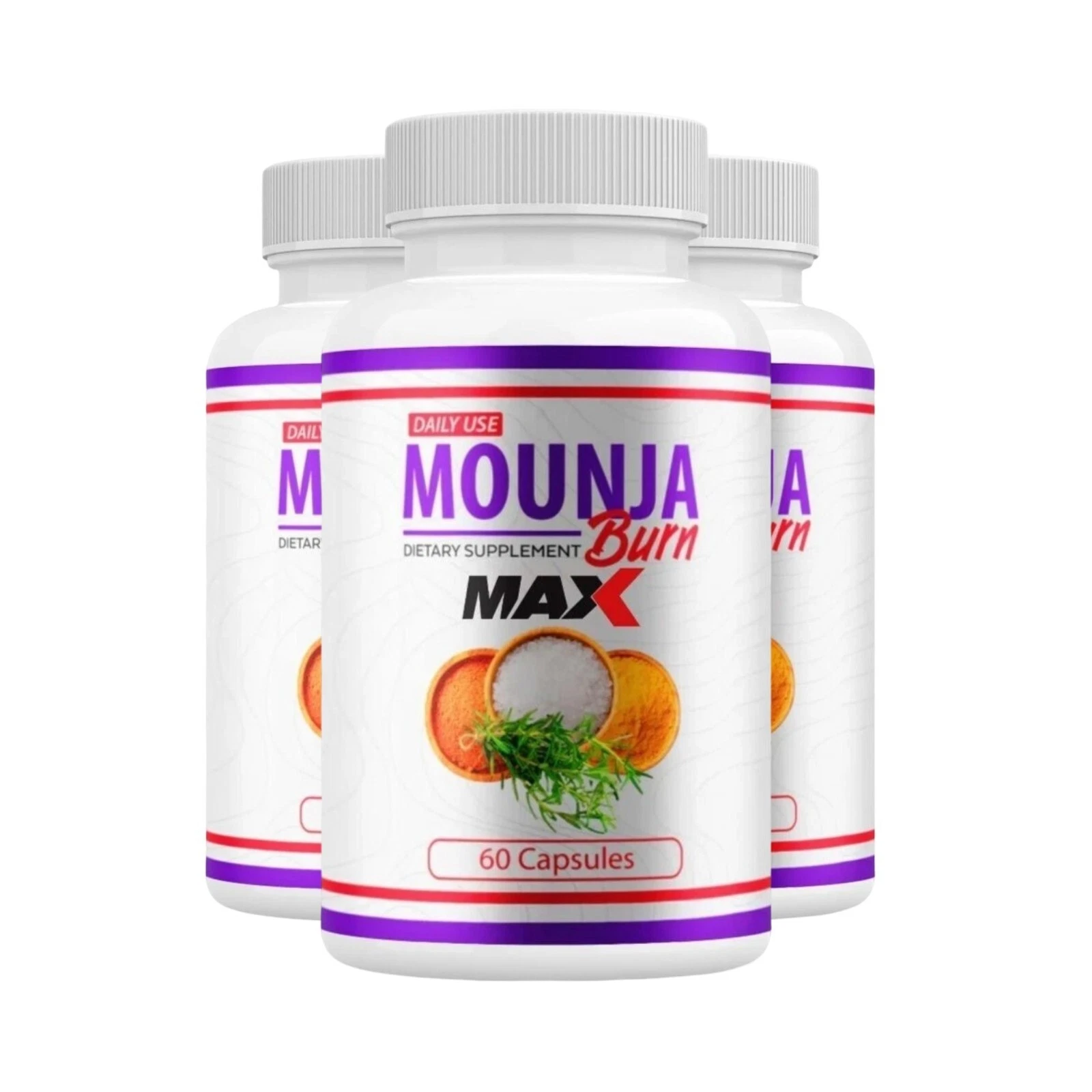 Mounja Burn Max 캡슐 180정 체중 감량 3팩