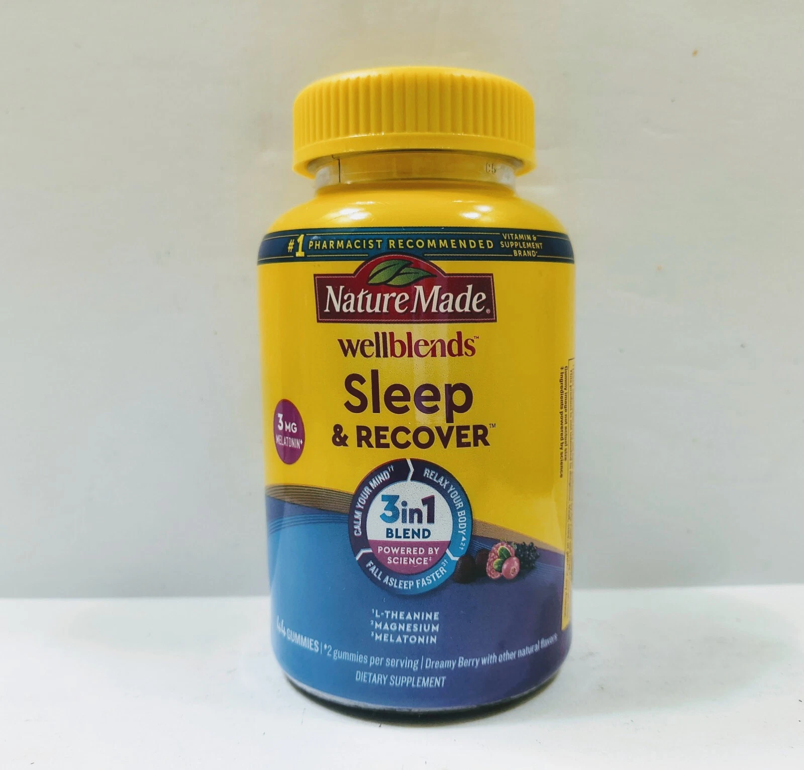 Nature Made WellBlends Sleep & Recover Dream Berry (44 Gummies) Exp 11/2025
