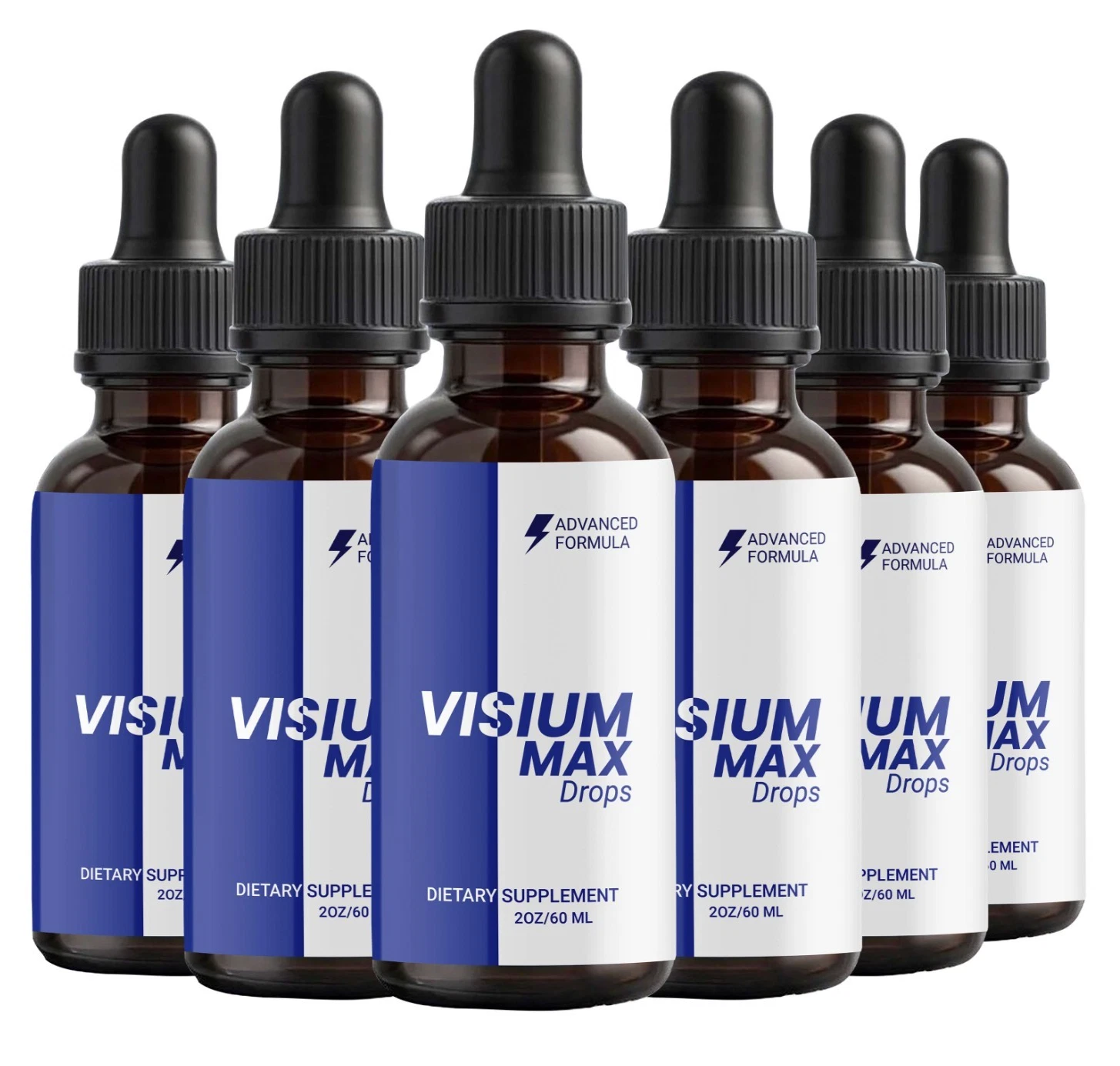 Visium Max Liquid Drops, Extra Strength VisiumMax, All Natural Formula (6 pack)
