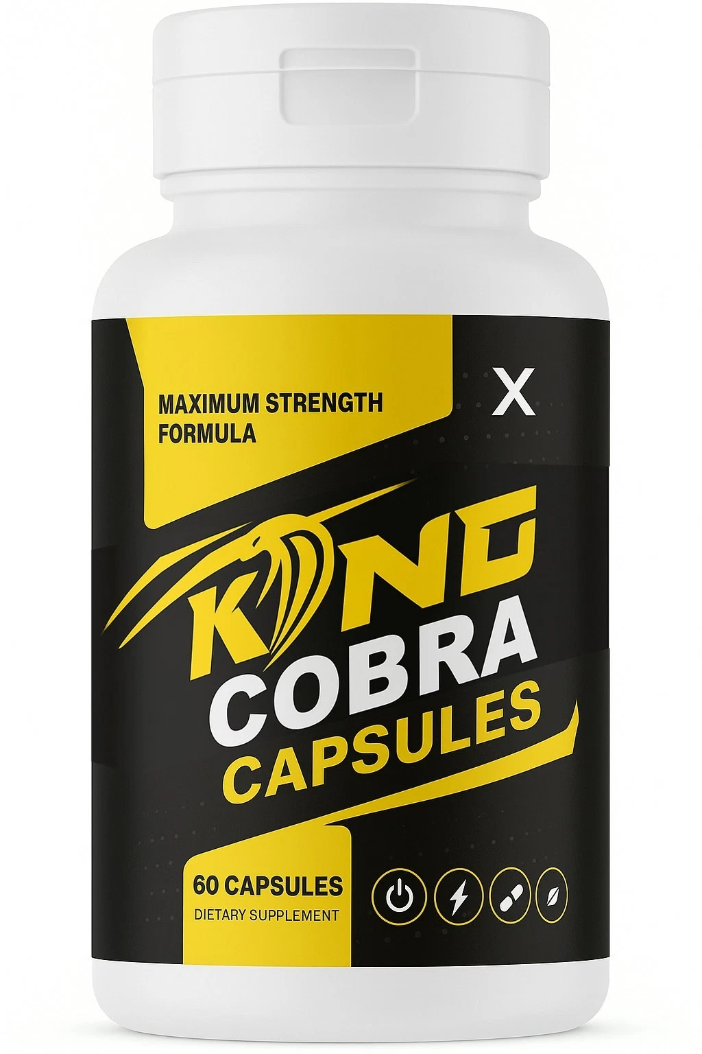 (1 Pack) OFFICIAL King Cobra Capsules for Men, KingCobra Male Enhancment Formula