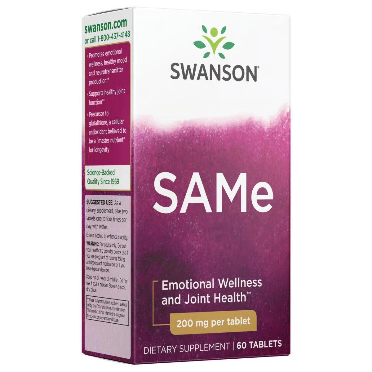 Swanson Same 200 mg 60 Tablets