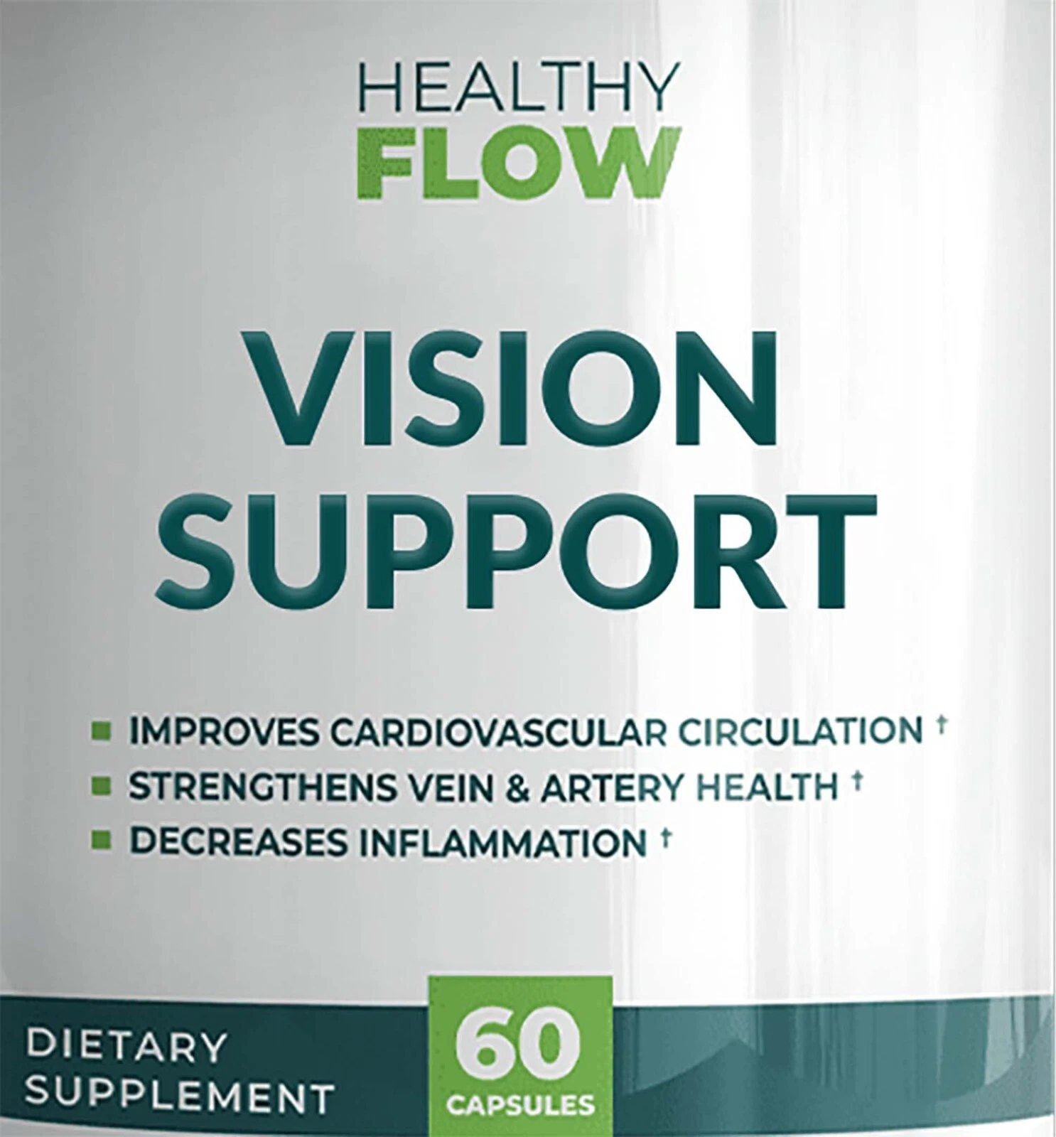 [157065616051] Healthy Flow Vision Support Dietary Supplement 60 Capsules Genuine Healthy Flow