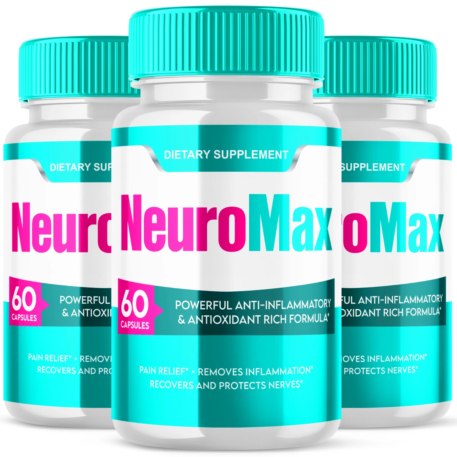 NeuroMax Nootropic Pills Natural Formula Brain Supplement 180 Capsules