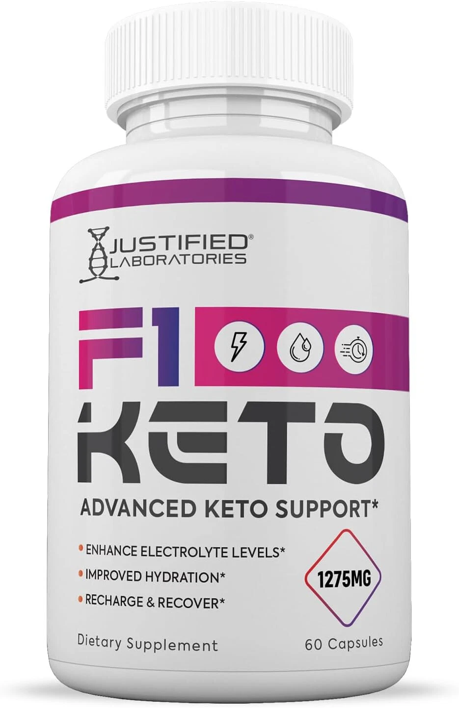 F1 Keto Pills ~ 1275MG ~ New & Improved Formula ~ Contains Apple Cider Vinegar