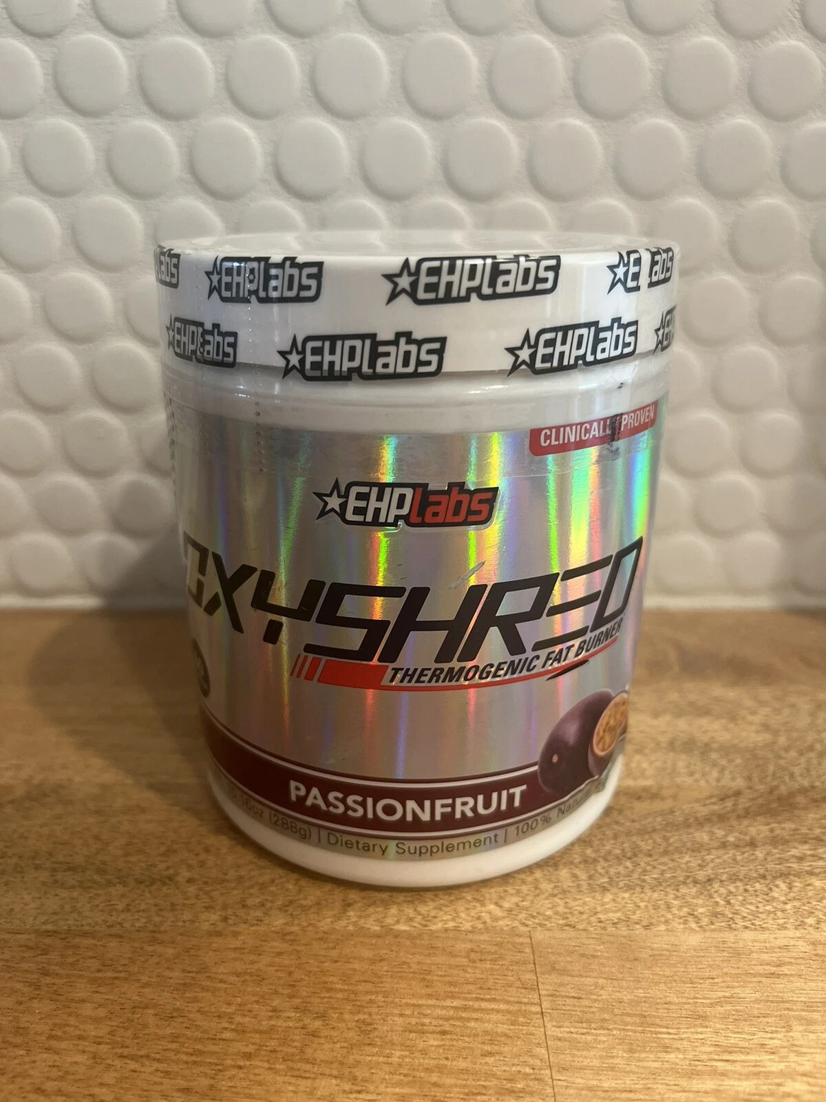 EHP Labs OxyShred Thermogenic Fat Burner Passion Fruit 60 Serving 294g Exp 11/25