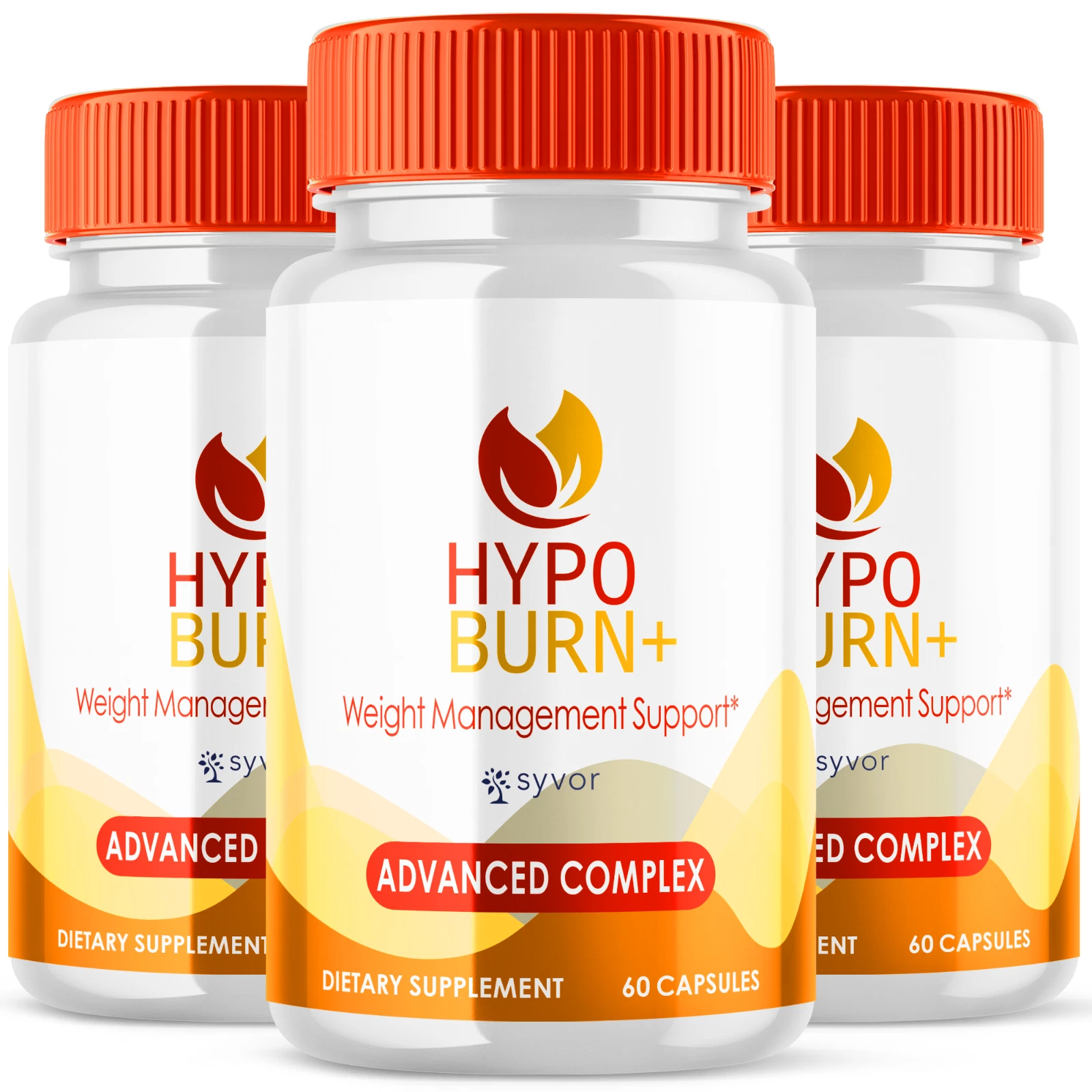 Hypo Burn + Advanced Vitamin Formula Fitness Support Daily Wellness 180 Capsules