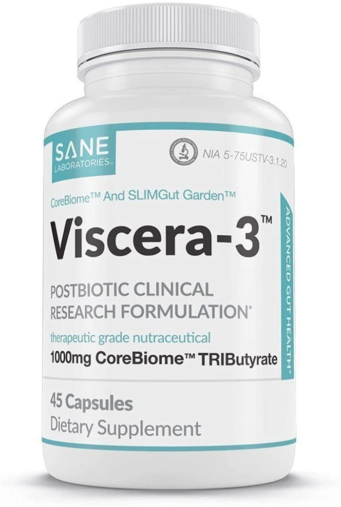 Sane Labs: Viscera-3 - SAY GOODBYE TO GUT HEALTH ISSUES & LEAKY GUT FOREVER!