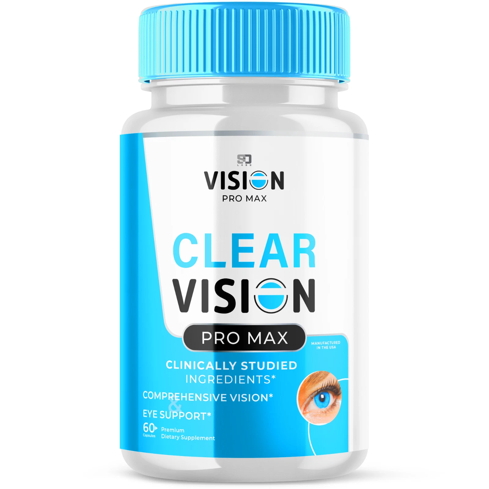 Clear Vision Pro Max Support Healthy Vision & Enhance Eye Function 60 Capsules