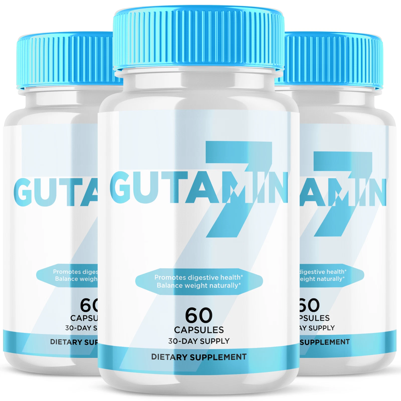 Gutamin 7 Keto Pills Advanced Weight Loss Support Maximum Strength 180 Capsules
