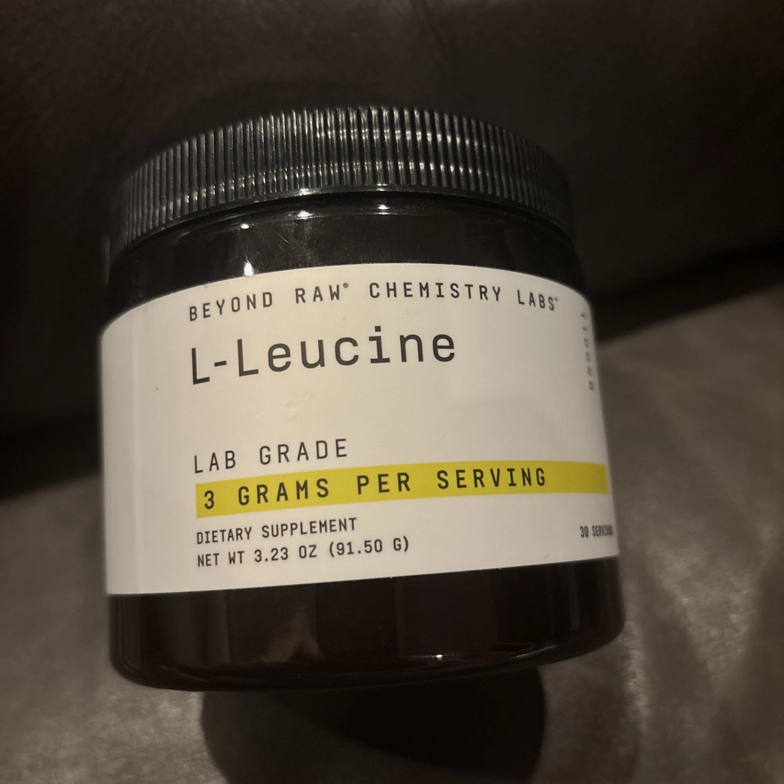 BEYOND RAW Chemistry Labs L-Leucine Powder 30 Servings