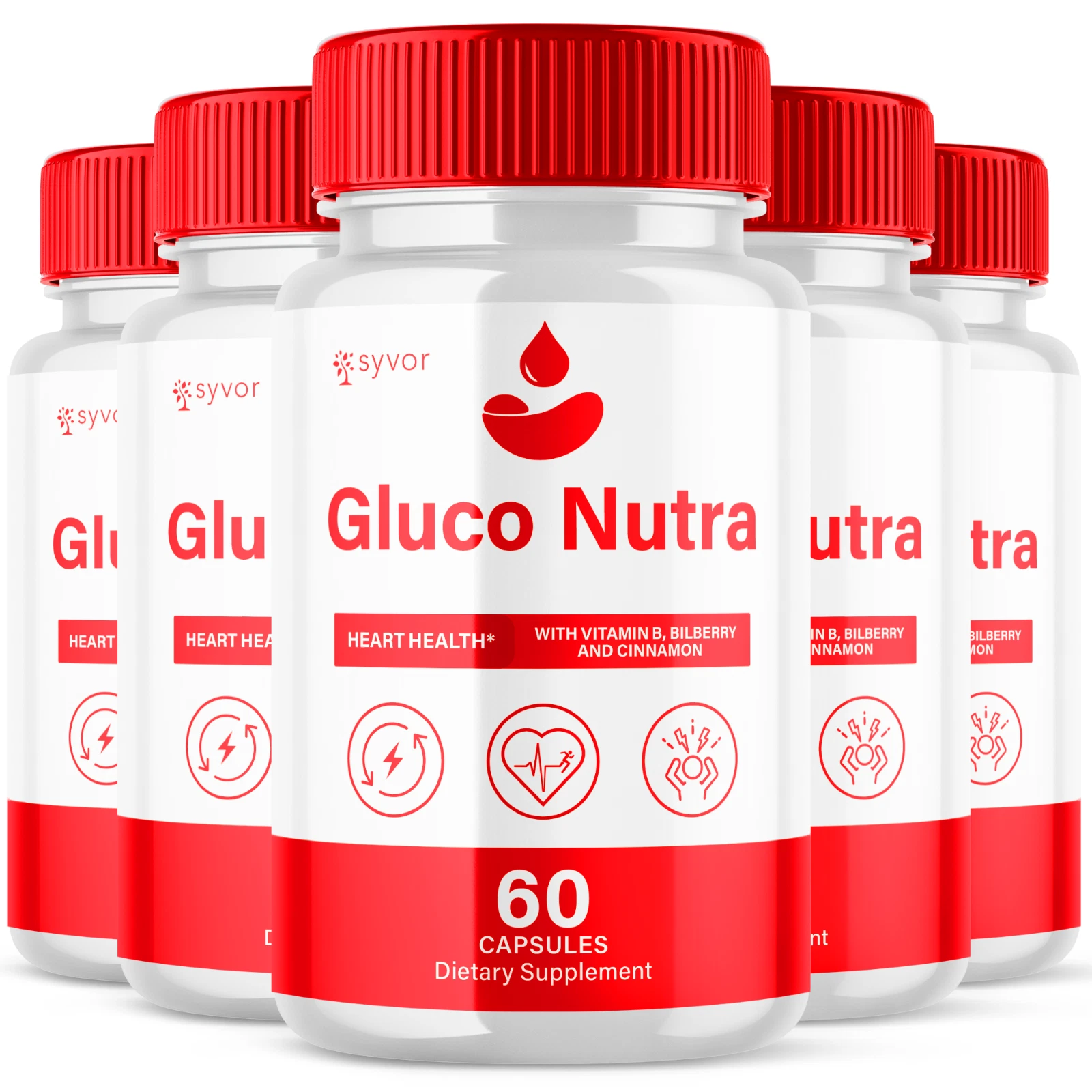 Gluco Nutra Support Pills Advanced Glycogen Max Support Supplement 300 Capsules
